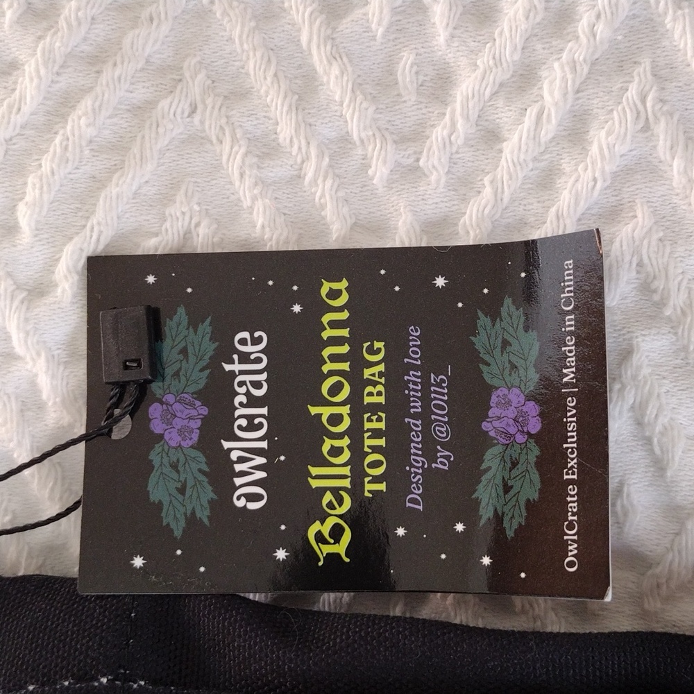 Bookish Tote Bag From Owl Crate - Picture 2 of 8